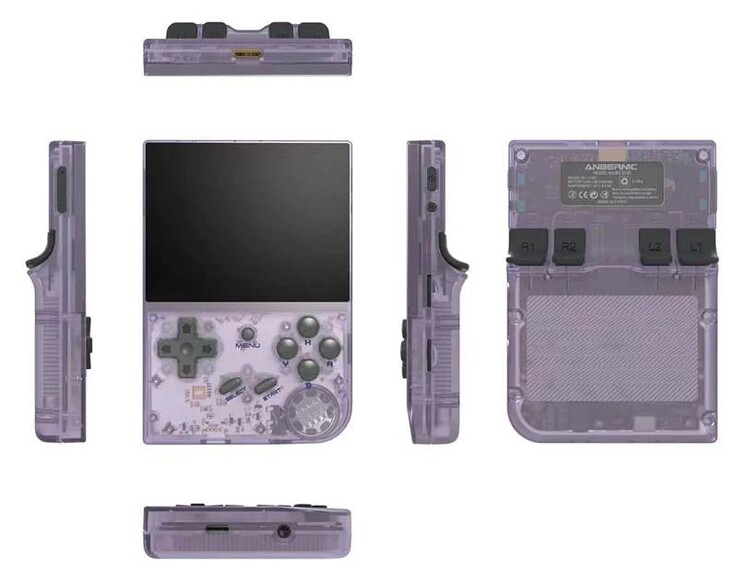 RG35XX: Es sind zahlreiche Bedienelemente verbaut, ein HDMI-Ausgang ist vorhanden