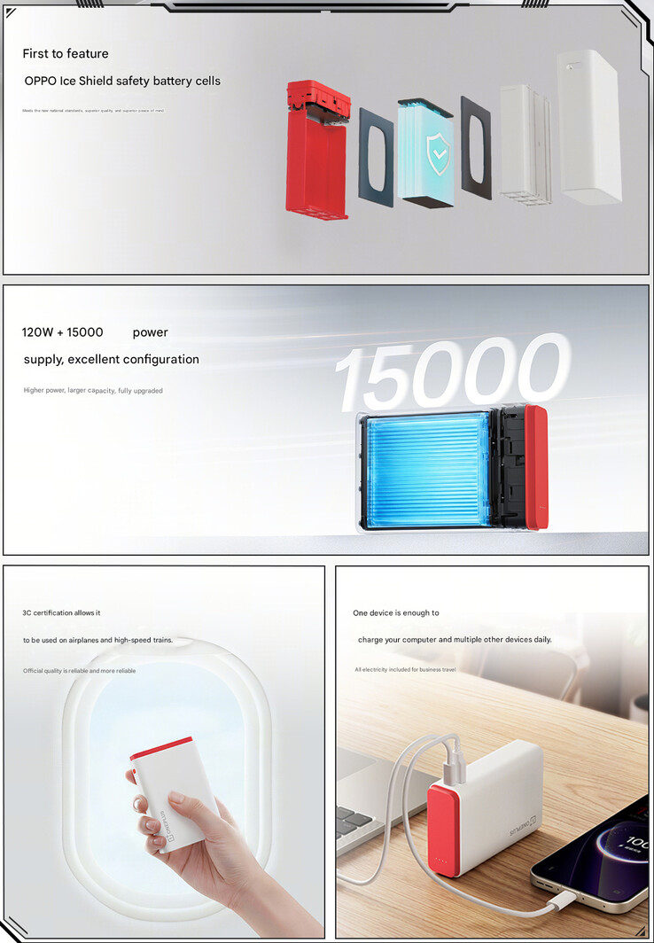 Highlights der 120W SuperVOOC Powerbank