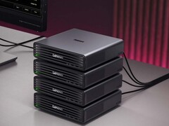 Vier der ThinkCentre X Ultra lassen sich als Cluster betreiben