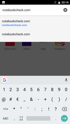 On-Screen-Tastatur im Hochformat