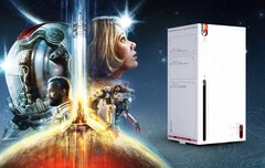 Microsoft bietet jetzt eine Konsolen-Schutzhüle im Starfield-Design an. (Bild: Microsoft)