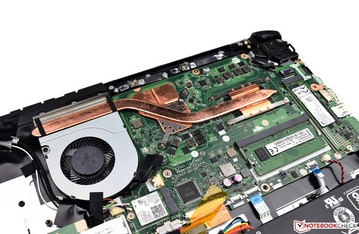 eine Heatpipe kühlt CPU und GPU