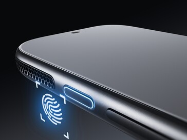 Computing-Puck der Xreal Aura mit Fingerabdrucksensor