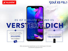 Allview Soul X5 Pro kommt mit 6,2 Zoll, Gesichtserkennung und Android 8.1 Oreo.