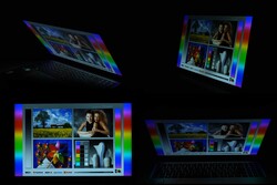 Blickwinkelstabiler Bildschirm