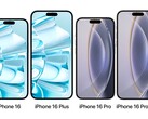 Es ist soweit: Alle vier iPhone 16 Serie Modelle sind in Dummy-Form von hinten und den beiden Seiten zu sehen. (Bild: FedelsFlix)