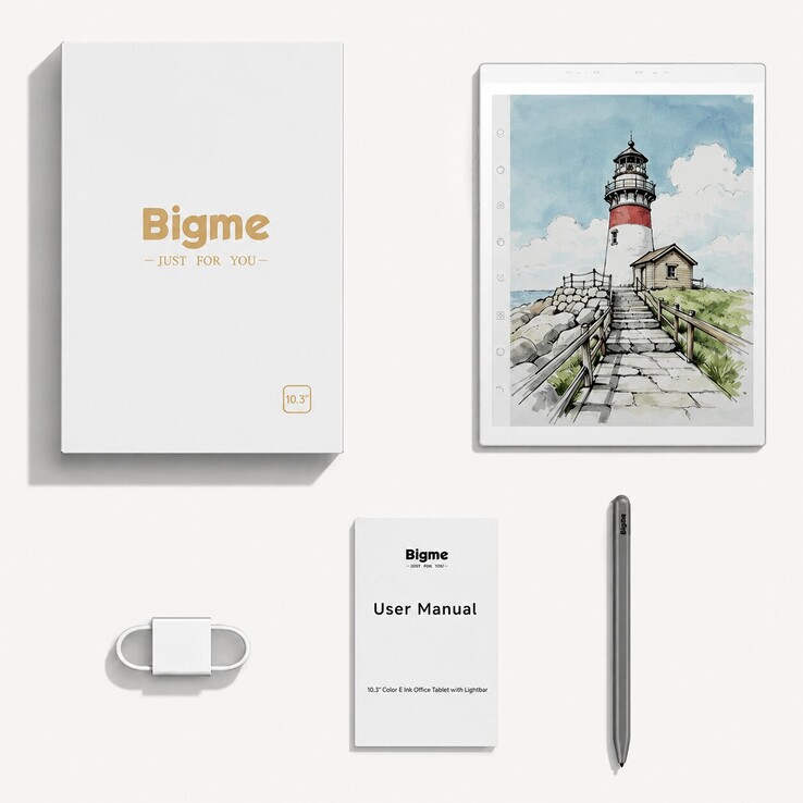 Bigme B1051 Ultra mit Verpackung und Zubehör