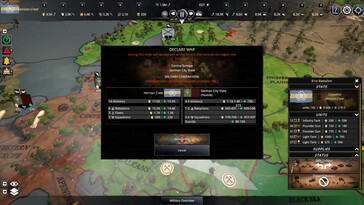 Das Interface in Kaiserpunk.