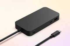 Das Surface USB 4 Dock erweitert Surface-Geräte um USB, HDMI und Ethernet. (Bildquelle: Microsoft)
