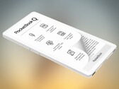 Der PocketBook Q E-Reader passt bequem in eine Hosentasche.