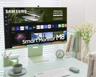 Der Samsung Smart Monitor M8 bietet einen integrierten Smart TV samt Fernbedienung. (Bild: Samsung)