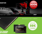 Acer: Cashback für Gaming-Serien Predator & Aspire sowie Iconia Tab 10