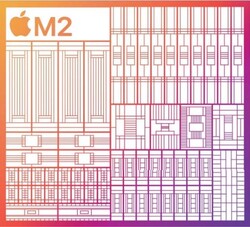 Schematische Darstellung des M2 (Quelle: Apple)