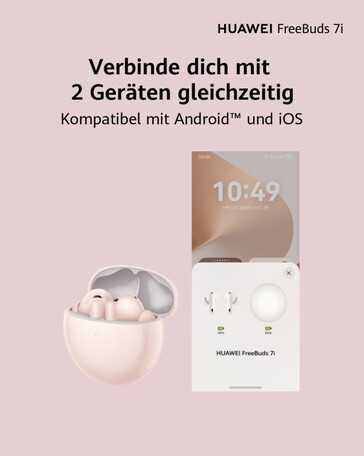 Die Verbindung ist zu zwei Geräten gleichzeitig möglich (Bildquelle: Huawei)