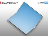 Mit dem Mate V könnte Huawei noch in diesem Jahr ein brandneues faltbares Smartphone vorstellen. (Bild: LetsGoDigital)