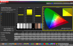 Mit CalMAN ColorChecker kalibriert