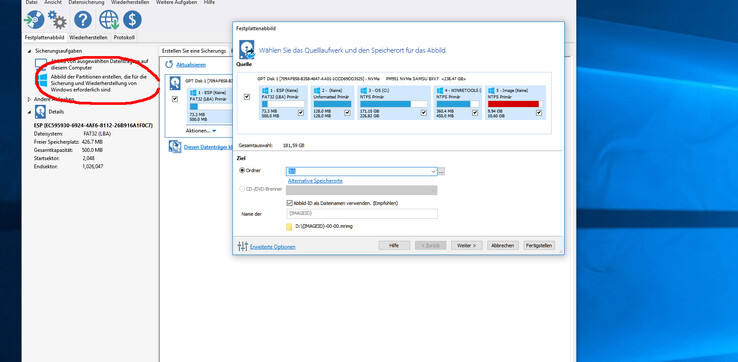 Schritt 3: Systemabbild erstellen