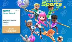 games Sales Awards Mai: Nintendo Switch Sports erhält Gold.
