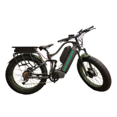  E2-Terminator: Leistungsstarkes Fat-Bike mit zwei Motoren und bis zu drei Batterien
