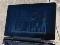 Im Freien im Sonnenlicht