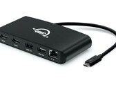 Das OWC Thunderbolt 3 Mini Dock erweitert ein Notebook auch unterwegs um fünf Ports. (Bild: OWC)