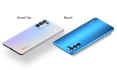 Die Reno5-Serie von Oppo besteht aus Reno5 und Reno5 Pro, auch ein Semi-Flaggschiff Reno5 Pro+ wird es geben.