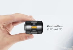 Die Luftpumpe AP01 ist besonders kompakt, braucht aber eine Powerbank.