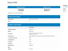 Xiaomi: Mi Mix 2 bei Geekbench aufgetaucht