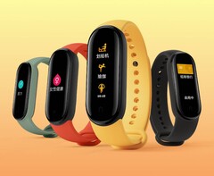 Xiaomi bewirbt in China bereits das Mi Band 5 in vier Farbvarianten.