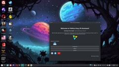 Die Arbeitsoberfläche von Xray_OS (Bildquelle: SourceForge)