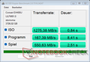 AS SSD - EX400U am Razer Blade 16 USB