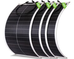 Flexible Solarmodule mit jeweils 100 Wp