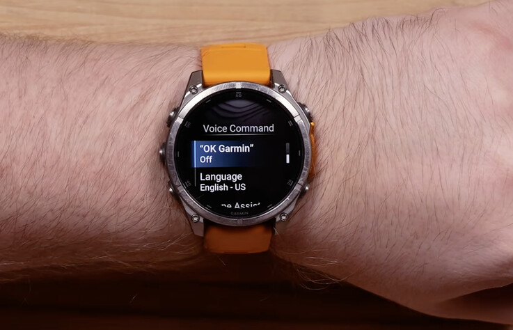 Garmins neue Sprachsteuerung ist auf mehreren Smartwatches verfügbar, darunter die abgebildete Fenix 8