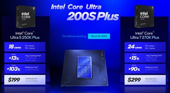 Intel Arrow Lake Refresh - Core Ultra 7 270K Plus und Core Ultra 5 250K Plus (Quelle: Intel)