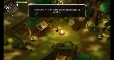 Im Bild: Ein Gameplay-Screenshot aus Death's Door.