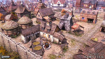 Ein Gebäude in Farthest Frontier.