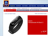 Xiaomi Mi Band 3 ab heute für rund 18 Euro bei Aldi