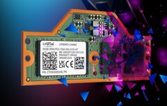 Crucial bietet in Kürze das erste Upgrade-Modul für LPCAMM2-Laptops an. (Bild: Crucial)