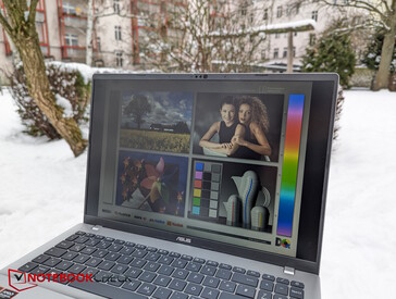 Im Freien bei schrägem Blickwinkel