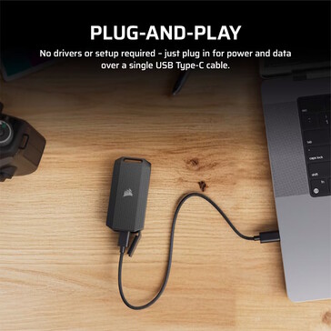 Die USB-Kappe sollte beim Nichtgebraucht unbedingt aufgesteckt werden (Bildquelle: Corsair)