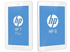 HP 7 Plus 1301sp und HP 8 1401: Zwei günstige Android-Tablets.