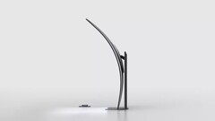 Der Samsung Odyssey Ark macht auch im Hochformat ganz schön was her. (Bild: Samsung)