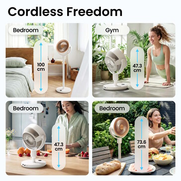 Die Höhe ist justierbar