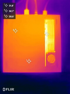 Minisforum MS-02 Ultra beim Stresstest (Unterseite)