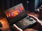 Der Ayn Thor Gaming-Handheld besitzt gleich zwei OLED-Displays. (Bildquelle: Ayn)