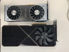 Die Nvidia GeForce RTX 3090 dürfte nur in recht geräumige Gaming-Desktops passen. (Bild: @GarnetSunset, Twitter)