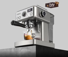 Die halbautomatische Espressomaschine HiBREW H10A ist für nur 179,99 Euro im Angebot. (Bildquelle: Geekbuying)