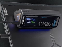Die Legion PB9 Powerbank mit 170 W kostet in China umgerechnet rund 76 Euro. Im Bild: Produktfoto der Powerbank auf einem Laptop.