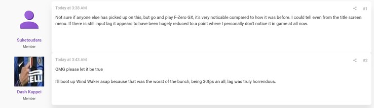 Verbesserungen am GameCube-Emulator werden in den ResetEra-Foren diskutiert (Bildquelle: Screenshot, ResetEra-Foren)