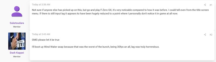 Verbesserungen am GameCube-Emulator werden in den ResetEra-Foren diskutiert (Bildquelle: Screenshot, ResetEra-Foren)